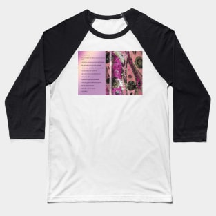 Photographic Image of Pink and Gold Sequins Baseball T-Shirt